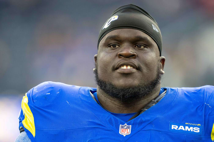 Kevin Dotson has had a strong season for the Los Angeles Rams in 2023. 